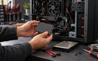 Mantenimiento de PC y actualización a SSD: antes y después